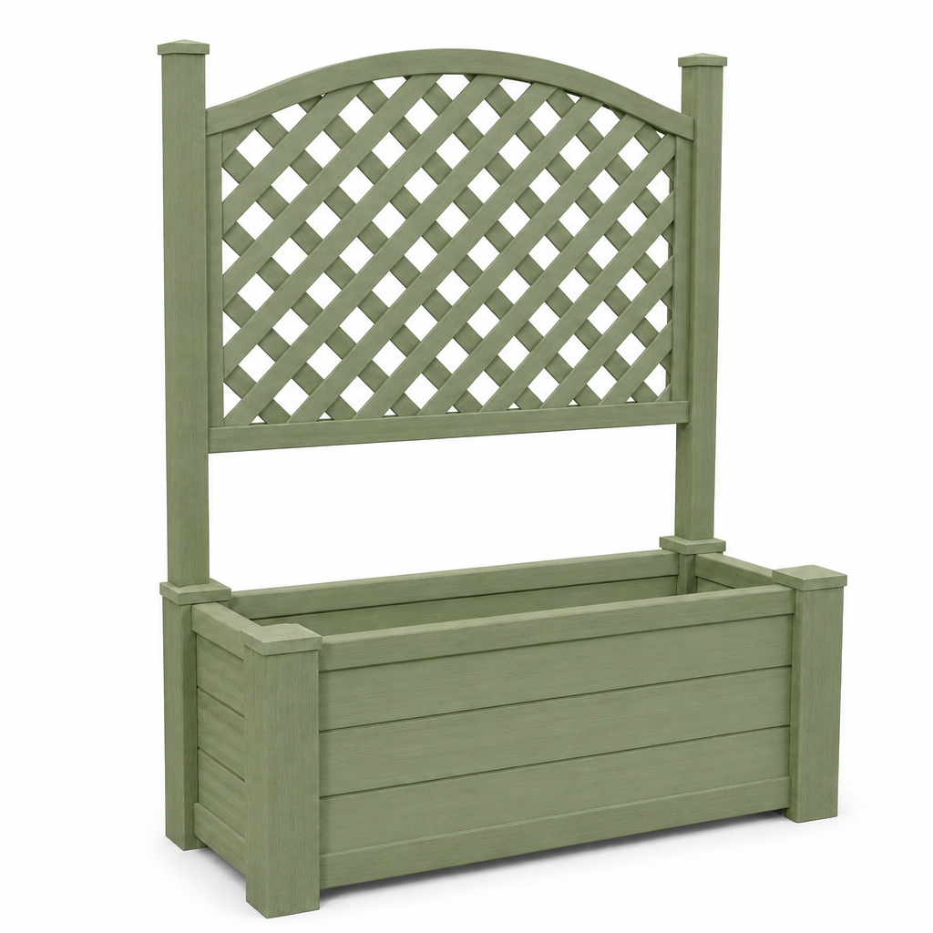 Winawood Blenheim Large Rectangular Planter with Trellis