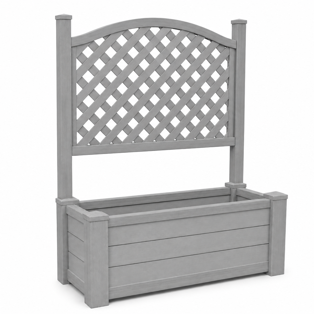 Winawood Blenheim Large Rectangular Planter with Trellis