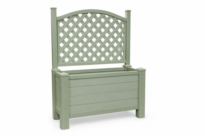 Winawood Blenheim Raised Large Rectangular Planter With Trellis