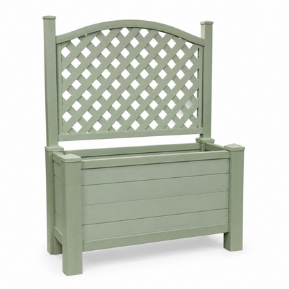 Winawood Blenheim Raised Large Rectangular Planter With Trellis
