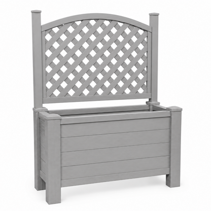 Winawood Blenheim Raised Large Rectangular Planter With Trellis