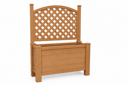 Winawood Blenheim Raised Large Rectangular Planter With Trellis
