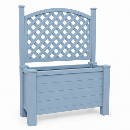 Winawood Blenheim Raised Large Rectangular Planter With Trellis