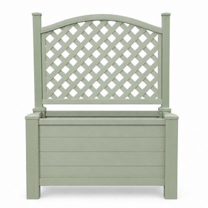 Winawood Blenheim Raised Large Rectangular Planter With Trellis