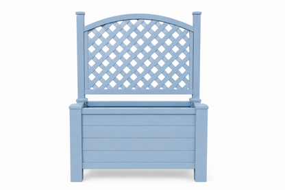 Winawood Blenheim Raised Large Rectangular Planter With Trellis