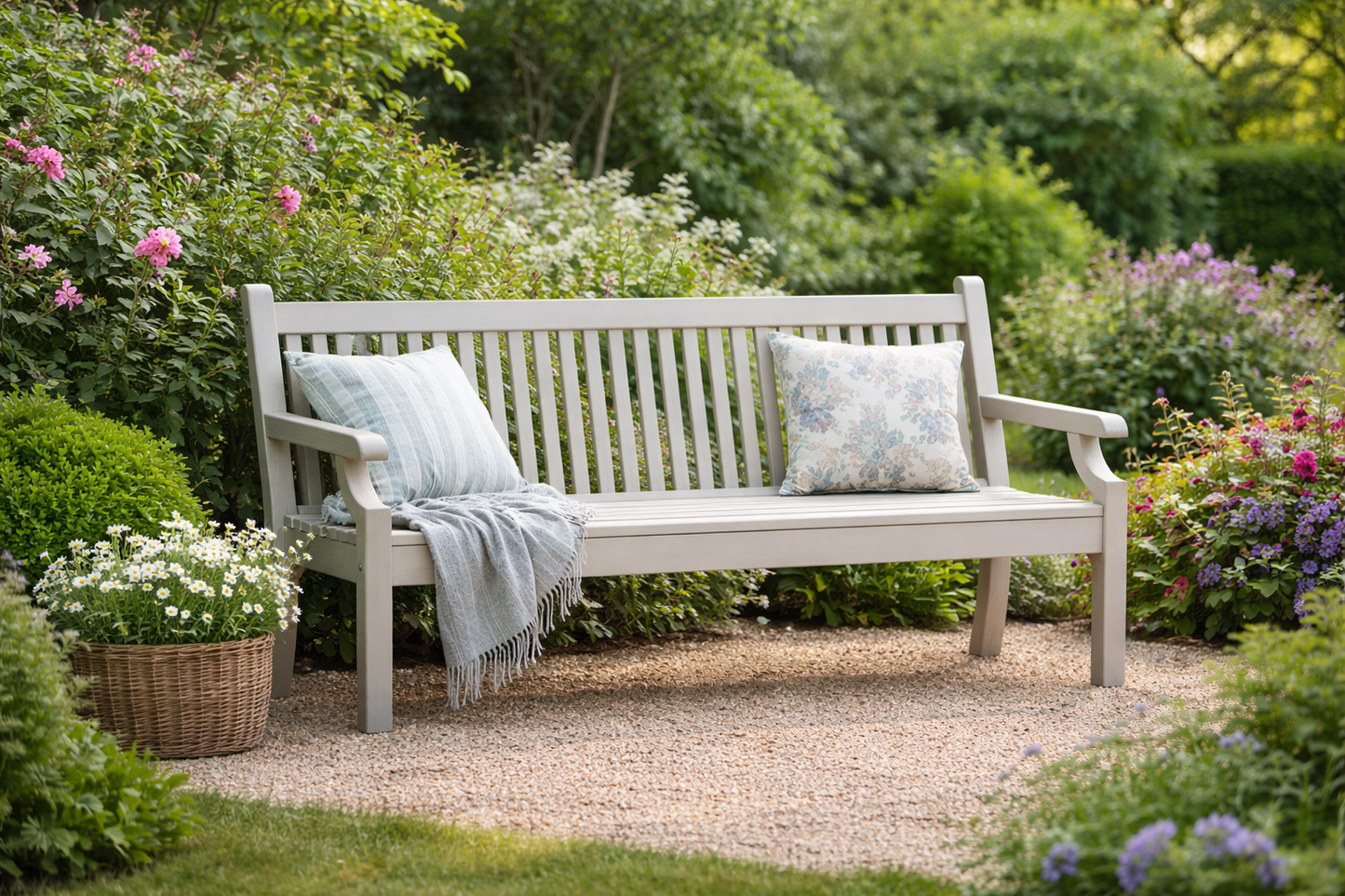 Winawood Sandwick 4 Seater Wood Effect Bench