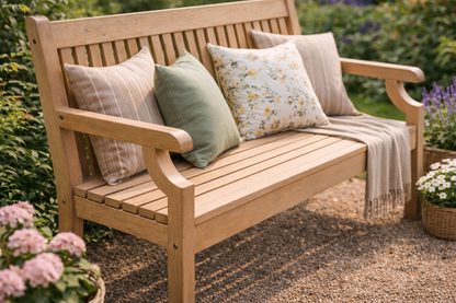 Winawood Sandwick 4 Seater Wood Effect Bench