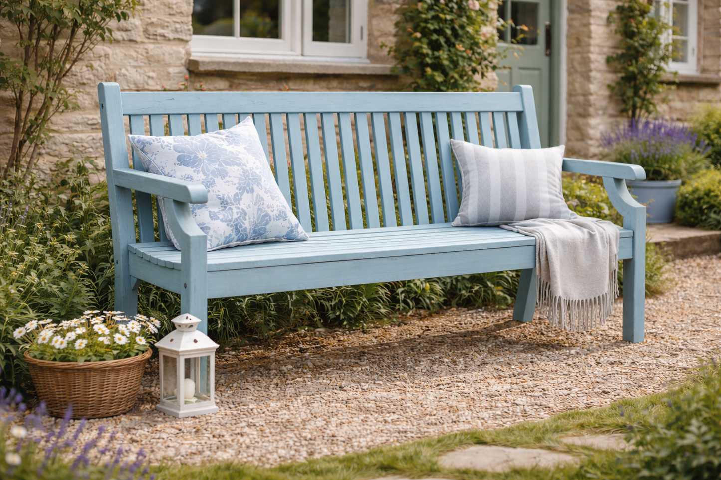 Winawood Sandwick 4 Seater Wood Effect Bench