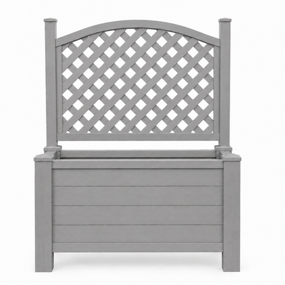 Winawood Blenheim Raised Large Rectangular Planter With Trellis