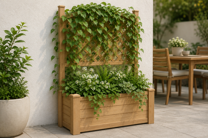 Winawood Blenheim Large Rectangular Planter with Trellis