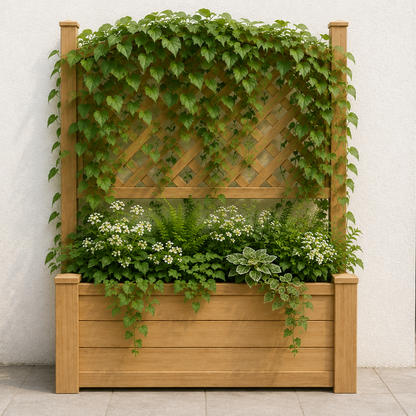 Winawood Blenheim Large Rectangular Planter with Trellis