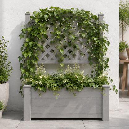 Winawood Blenheim Large Rectangular Planter with Trellis