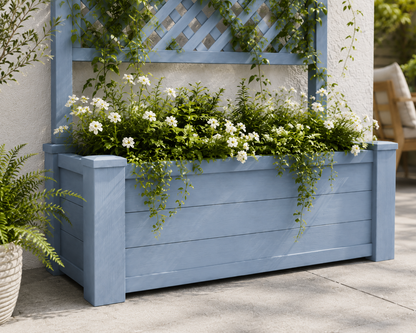Winawood Blenheim Large Rectangular Planter with Trellis