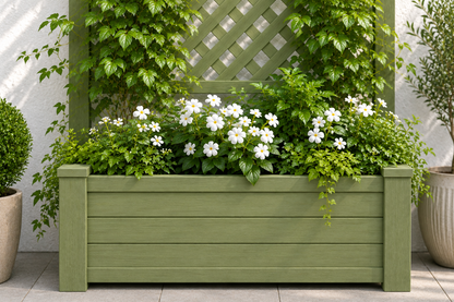 Winawood Blenheim Large Rectangular Planter with Trellis