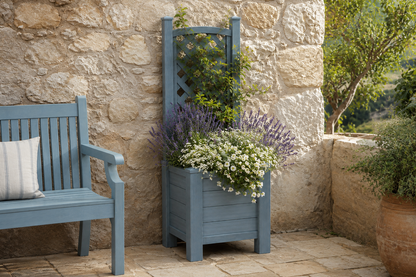 Winawood Blenheim Raised Square Planter with Trellis