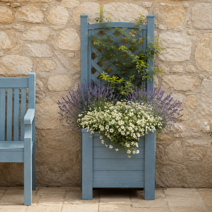 Winawood Blenheim Raised Square Planter with Trellis