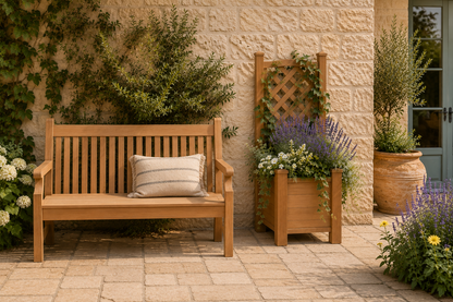 Winawood Blenheim Raised Square Planter with Trellis
