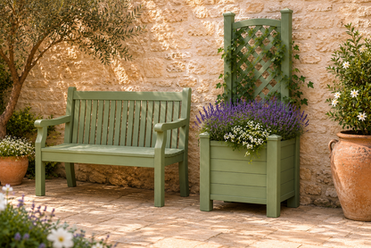 Winawood Blenheim Raised Square Planter with Trellis