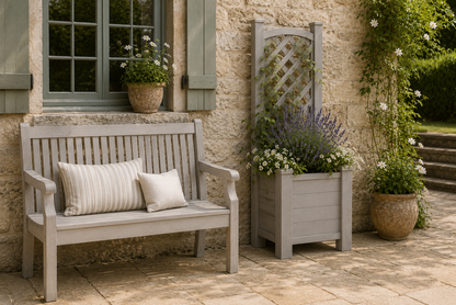 Winawood Blenheim Raised Square Planter with Trellis