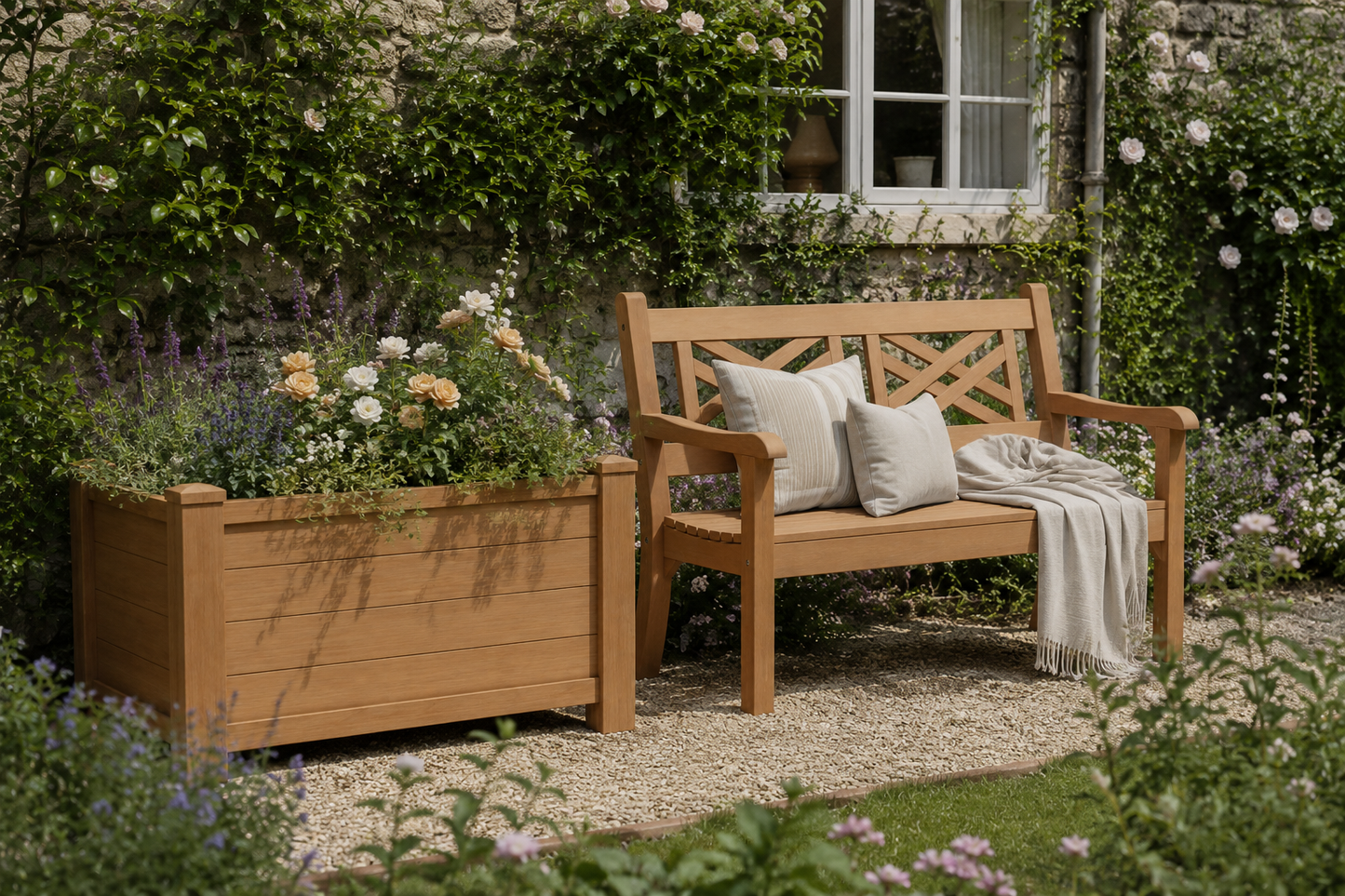 Winawood Blenheim Raised Large Rectangular Planter