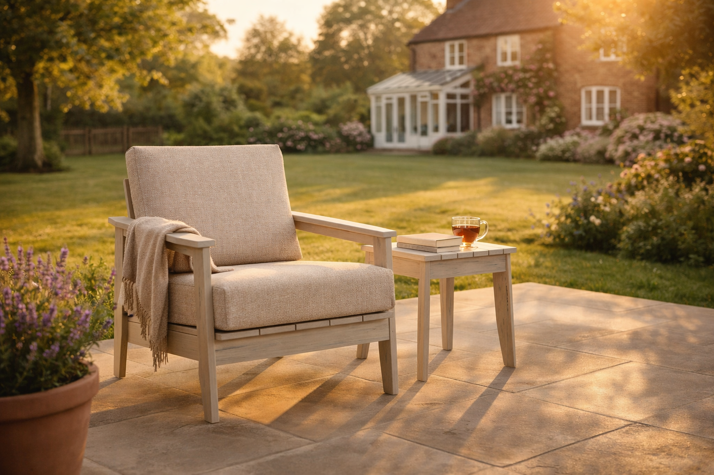 Winawood Skara Wood Effect Single Sofa
