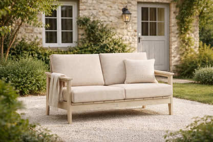 Winawood Skara Wood Effect 2 Seater Sofa