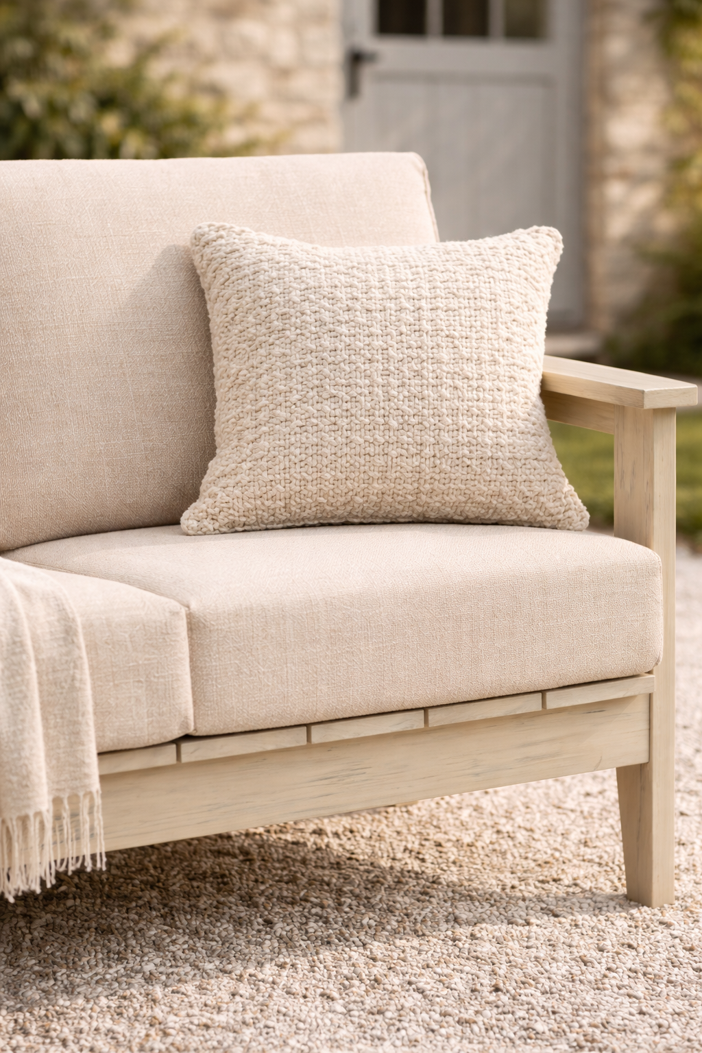Winawood Skara Wood Effect 2 Seater Sofa
