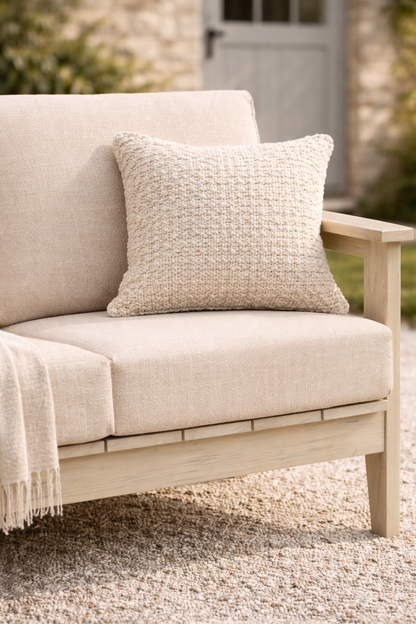 Winawood Skara Wood Effect 2 Seater Sofa