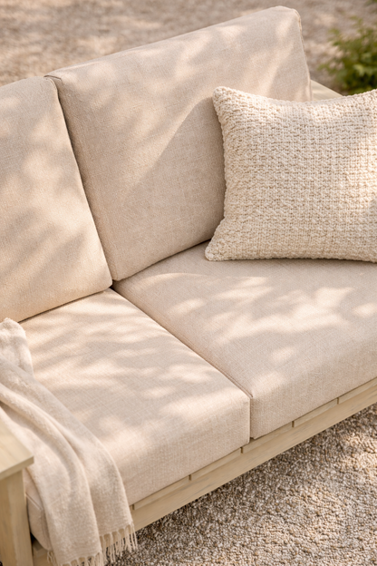 Winawood Skara Wood Effect 2 Seater Sofa