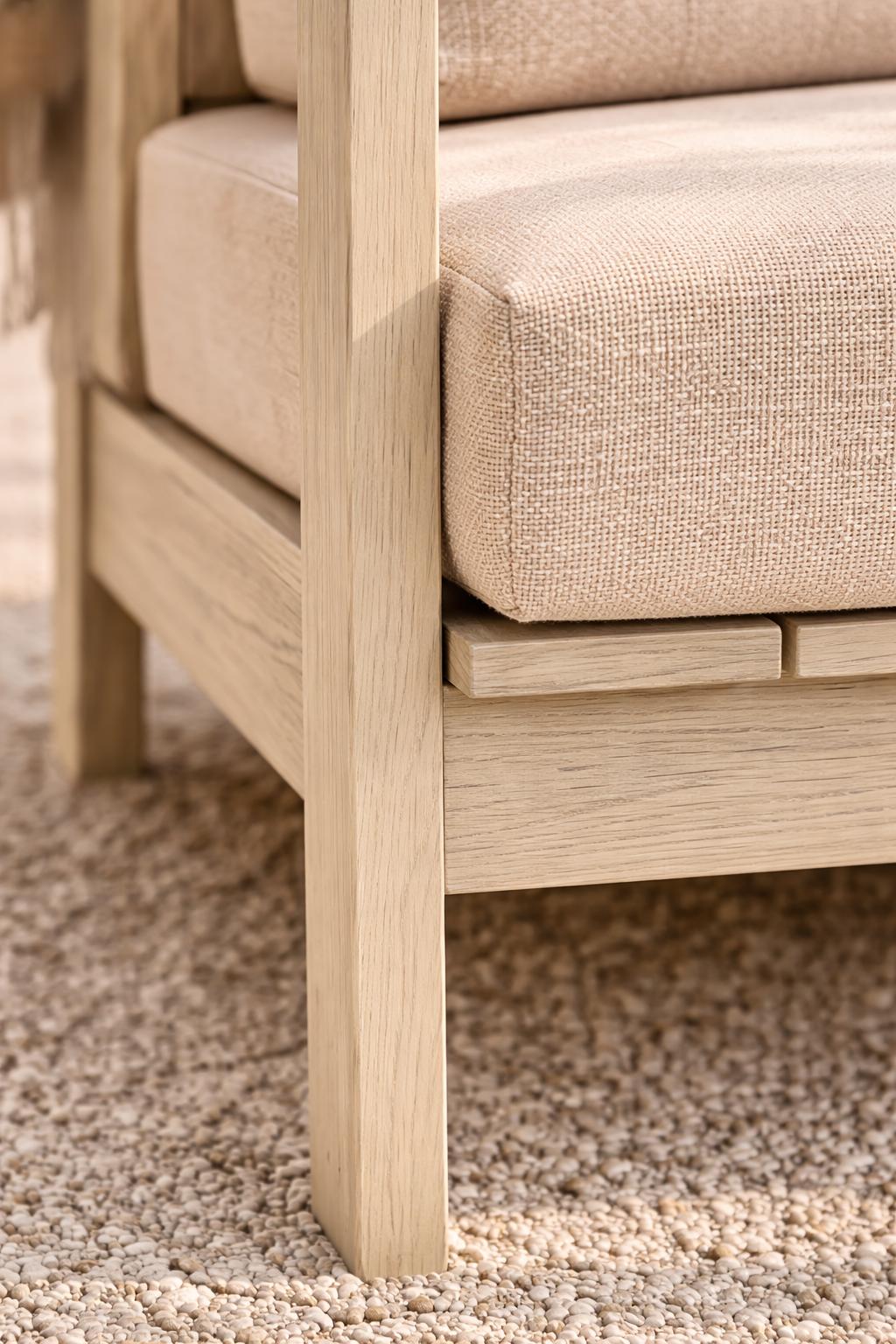 Winawood Skara Wood Effect 2 Seater Sofa