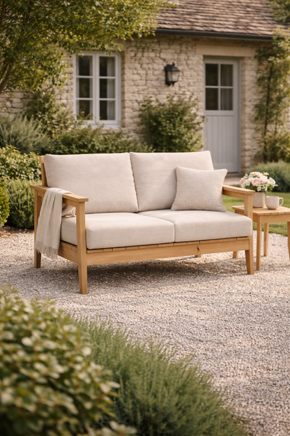 Winawood Skara Wood Effect 2 Seater Sofa