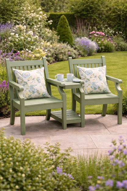 Winawood Sandwick Wood Effect Love Seat