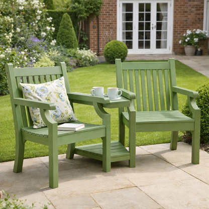 Winawood Sandwick Wood Effect Love Seat