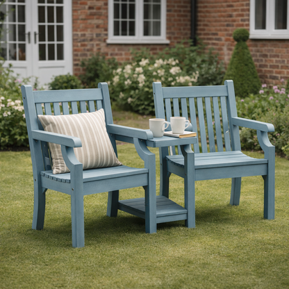 Winawood Sandwick Wood Effect Love Seat