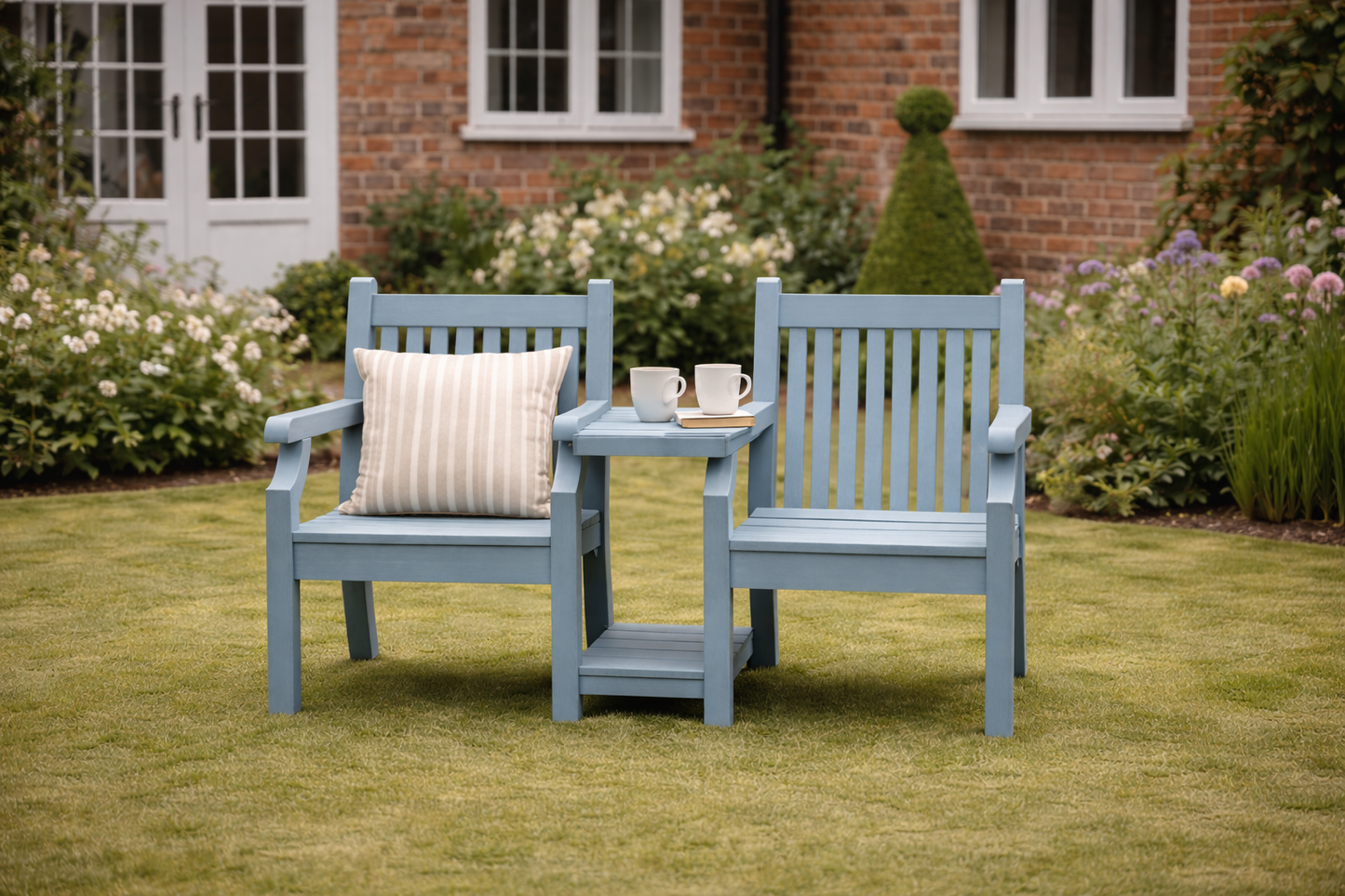 Winawood Sandwick Wood Effect Love Seat