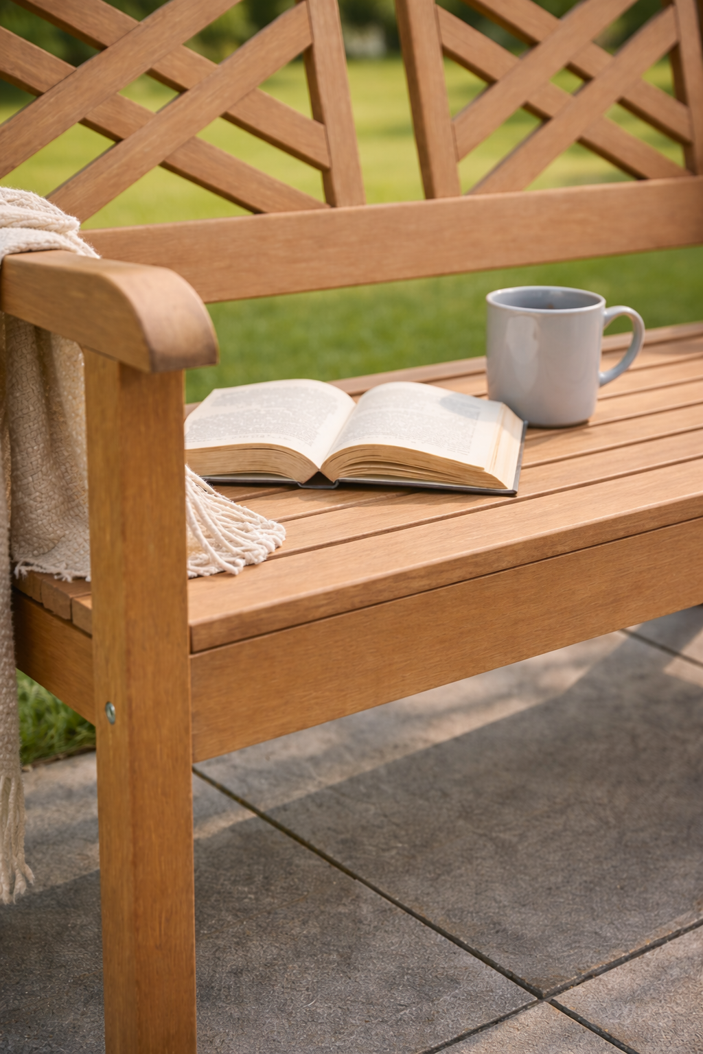 Winawood Speyside 2 Seater Wood Effect Bench
