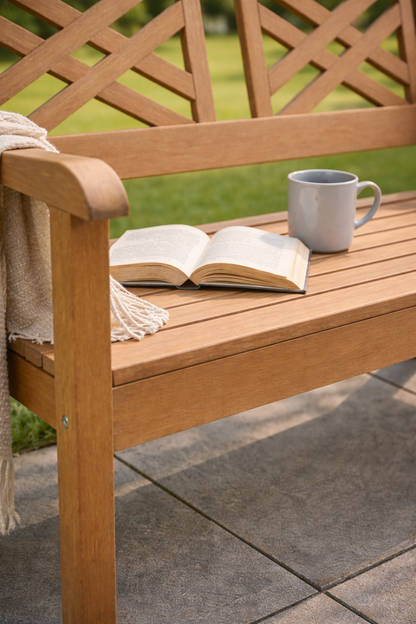 Winawood Speyside 2 Seater Wood Effect Bench