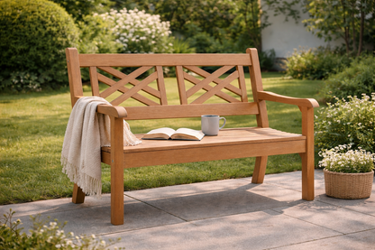 Winawood Speyside 2 Seater Wood Effect Bench