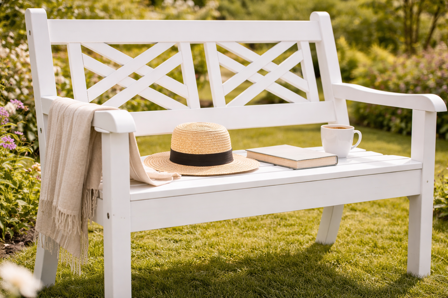 Winawood Speyside 2 Seater Wood Effect Bench