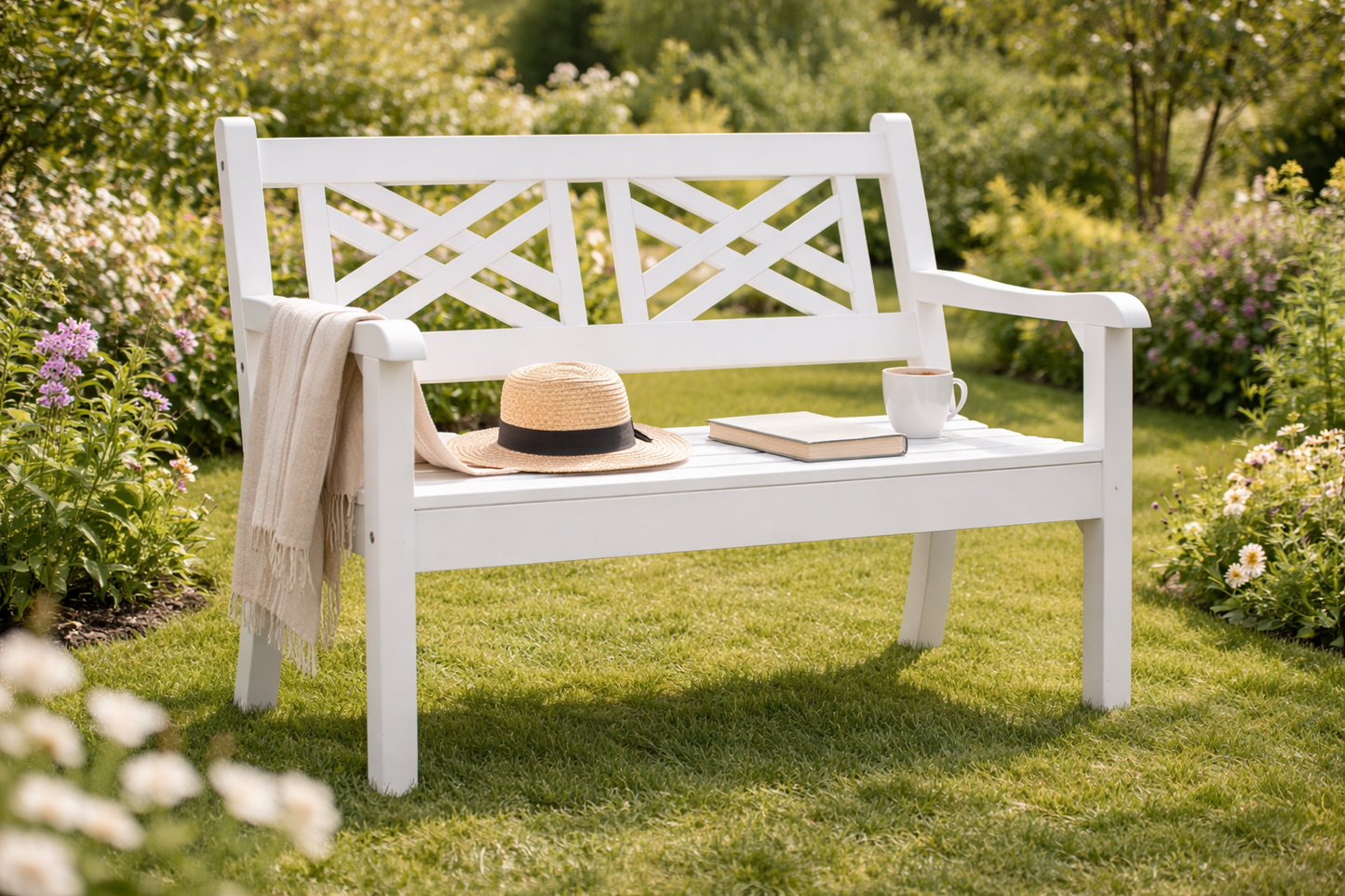 Winawood Speyside 2 Seater Wood Effect Bench