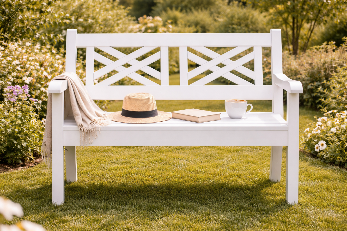 Winawood Speyside 2 Seater Wood Effect Bench