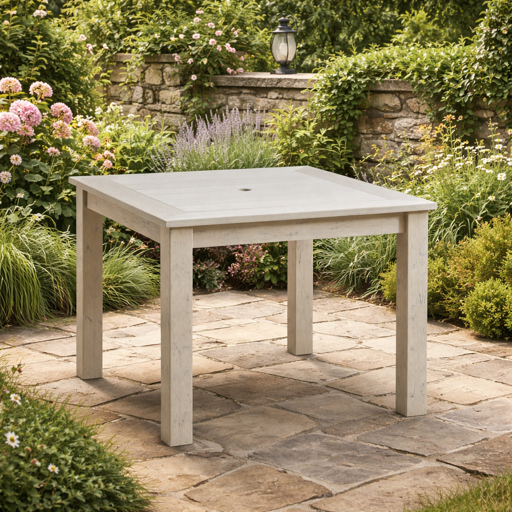 Winawood Wood Effect Square Dining Table - L98.3cm x D98.3cm x H76cm