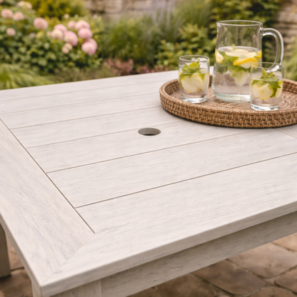 Winawood Wood Effect Square Dining Table - L98.3cm x D98.3cm x H76cm