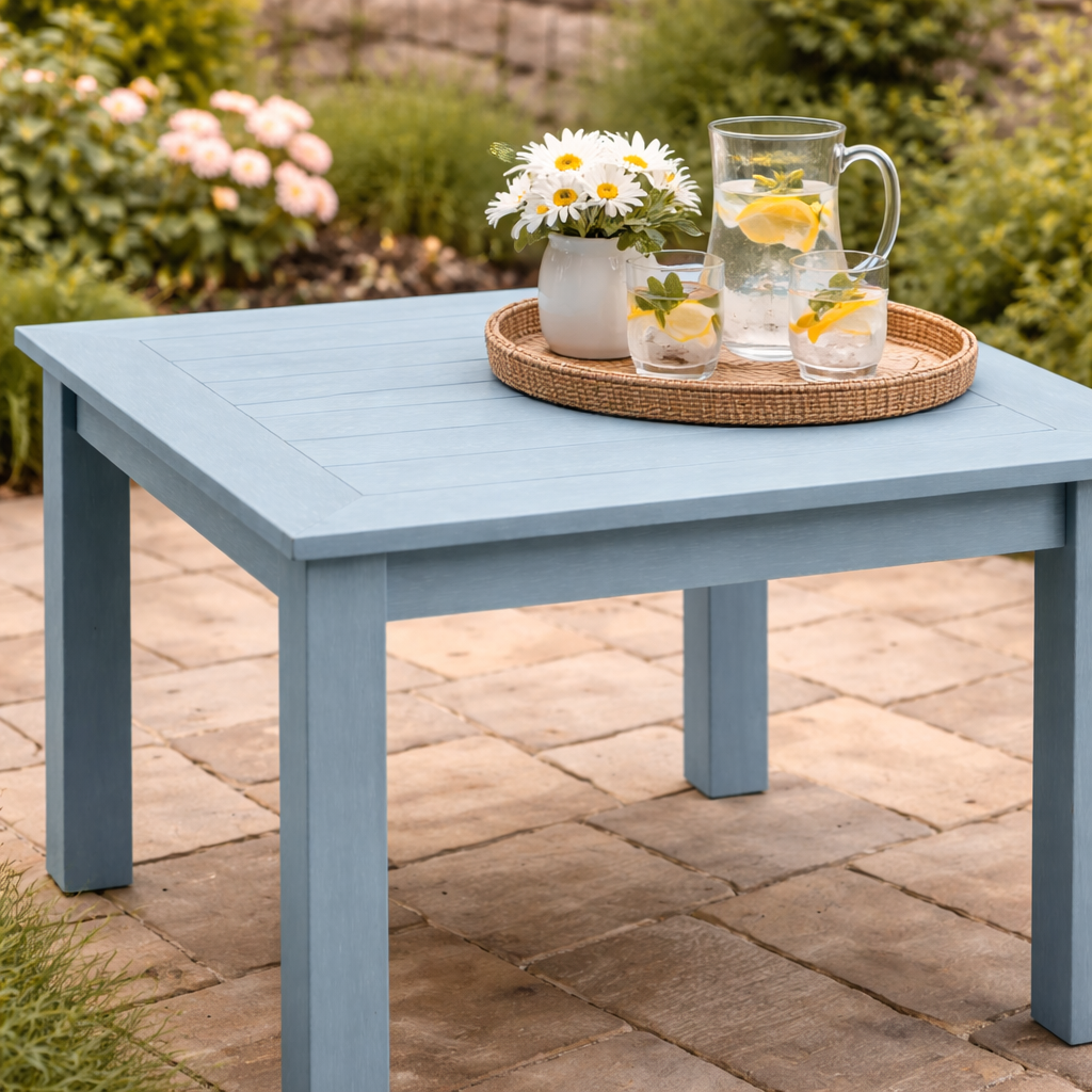 Winawood Wood Effect Square Dining Table - L98.3cm x D98.3cm x H76cm