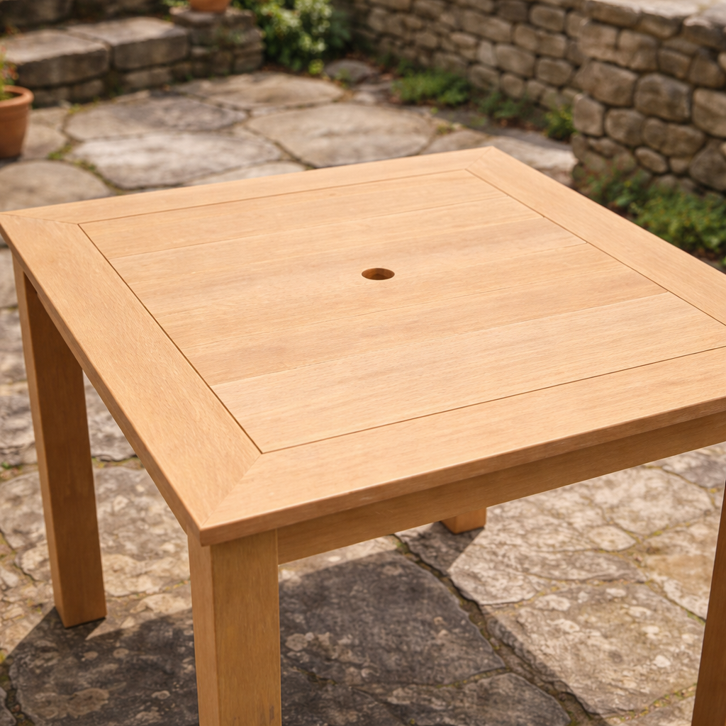 Winawood Wood Effect Square Dining Table - L98.3cm x D98.3cm x H76cm