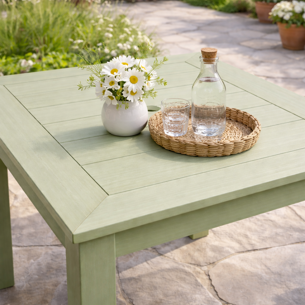 Winawood Wood Effect Square Dining Table - L98.3cm x D98.3cm x H76cm