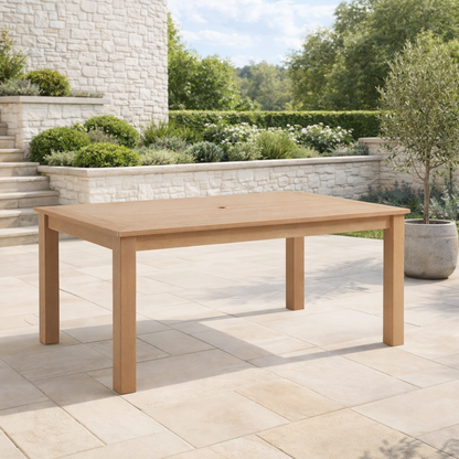 Winawood Wood Effect Rectangular Dining Table - L170cm x D98.3cm x H76cm