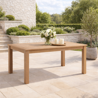 Winawood Wood Effect Rectangular Dining Table - L170cm x D98.3cm x H76cm