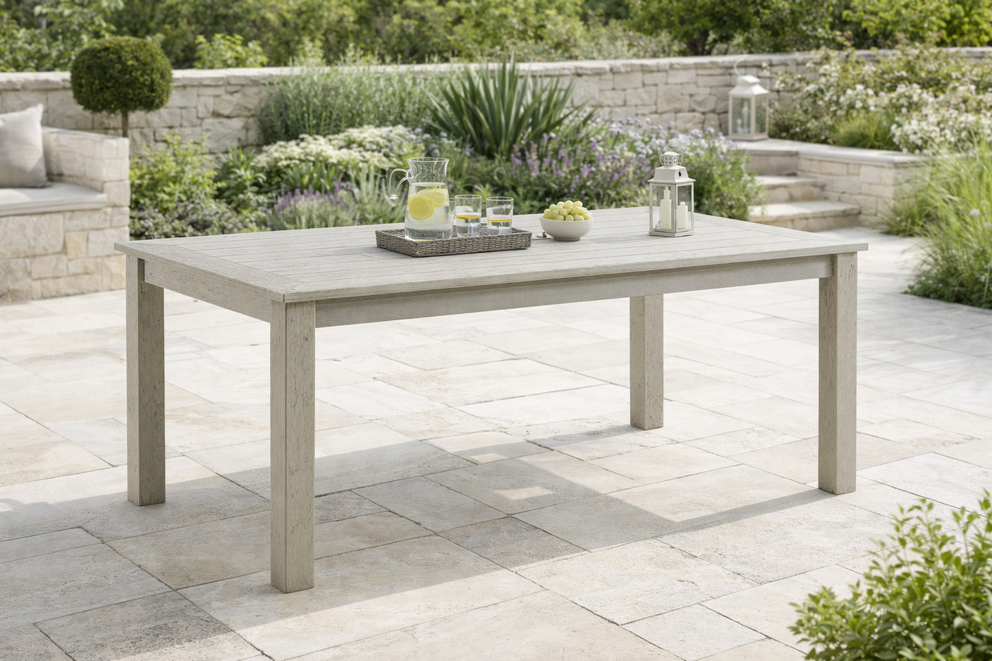 Winawood Wood Effect Rectangular Dining Table - L170cm x D98.3cm x H76cm