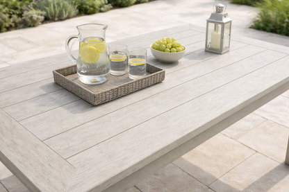 Winawood Wood Effect Rectangular Dining Table - L170cm x D98.3cm x H76cm